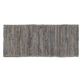 Alfombra Natural Azul Algodón Yute 170 x 70 cm de BigBuy Home, Alfombras - Ref: S8802316, Precio: 50,70 €, Descuento: %