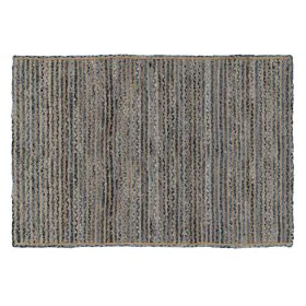 Tapis Naturel Bleu Coton Jute 230 x 160 cm de BigBuy Home, Tapis - Réf : S8802317, Prix : 147,91 €, Remise : %