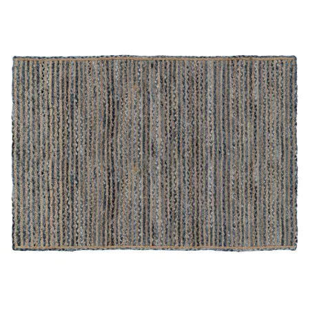 Alfombra Natural Azul Algodón Yute 230 x 160 cm de BigBuy Home, Alfombras - Ref: S8802317, Precio: 147,91 €, Descuento: %