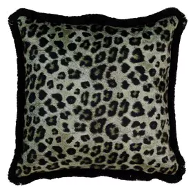 Cushion Green Leopard 45 x 45 cm by BigBuy Home, Cushions - Ref: S8802324, Price: 31,16 €, Discount: %