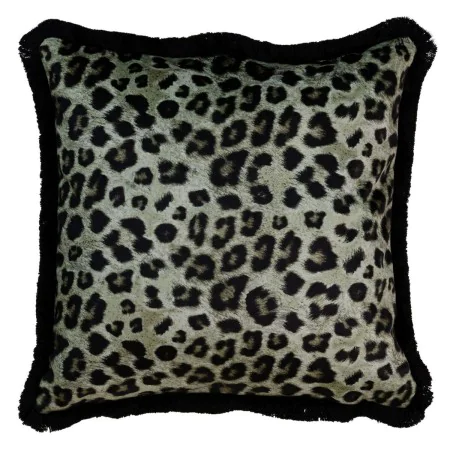 Coussin Vert Léopard 45 x 45 cm de BigBuy Home, Coussins - Réf : S8802324, Prix : 31,16 €, Remise : %