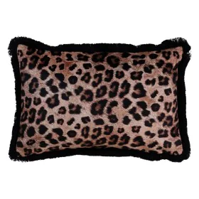 Cushion Brown Leopard 45 x 30 cm by BigBuy Home, Cushions - Ref: S8802326, Price: 29,46 €, Discount: %