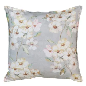 Coussin Fleurs 45 x 45 cm 100 % coton de BigBuy Home, Coussins - Réf : S8802331, Prix : 23,15 €, Remise : %