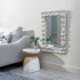 Miroir mural 60 x 8 x 90 cm bois de teck Blanc de BigBuy Home, Miroirs muraux - Réf : S8802350, Prix : 140,92 €, Remise : %