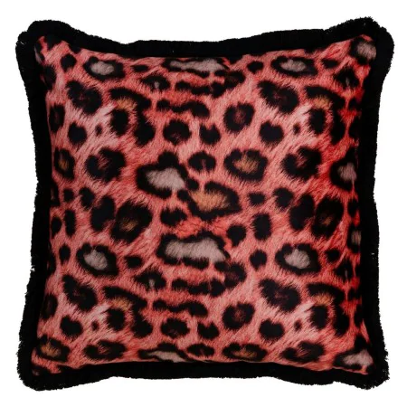 Coussin Orange Léopard 45 x 45 cm de BigBuy Home, Coussins - Réf : S8802351, Prix : 29,91 €, Remise : %