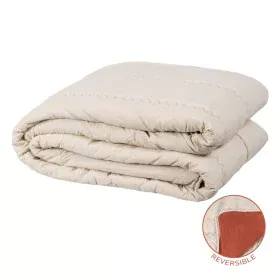 Colcha 270 x 280 cm Beige Rojo Oscuro de BigBuy Home, Mantas y colchas - Ref: S8802381, Precio: 84,07 €, Descuento: %