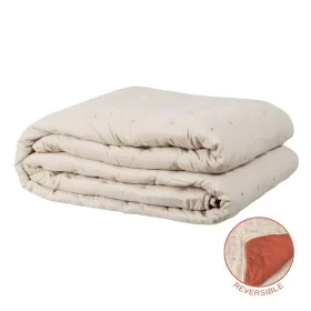 Couvre-lit 230 x 280 cm Beige Rouge foncé de BigBuy Home, Couvertures et couvre-lits - Réf : S8802386, Prix : 78,76 €, Remise...