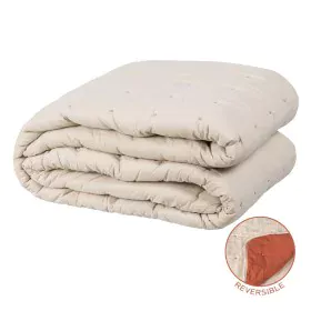 Trapunta 270 x 280 cm Beige Rosso Scuro di BigBuy Home, Coperte e copriletti - Rif: S8802400, Prezzo: 92,36 €, Sconto: %