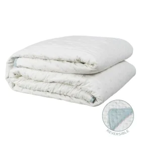 Colcha 270 x 280 cm Azul Crema de BigBuy Home, Mantas y colchas - Ref: S8802403, Precio: 69,39 €, Descuento: %