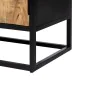 TV furniture MARA Natural Black Wood Iron 150 x 40 x 55 cm by BigBuy Home, TV tables and stands - Ref: S8802424, Price: 393,5...