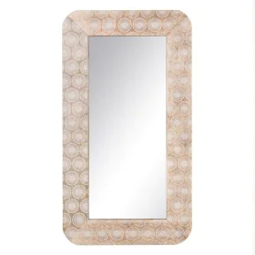 Wall mirror 91 x 2 x 50,5 cm White Mango wood MDF Wood by BigBuy Home, Wall-Mounted Mirrors - Ref: S8802447, Price: 87,13 €, ...