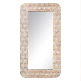 Wall mirror 91 x 2 x 50,5 cm White Mango wood MDF Wood by BigBuy Home, Wall-Mounted Mirrors - Ref: S8802447, Price: 83,65 €, ...