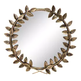 Wall mirror 46 x 3,5 x 46 cm Golden Metal by BigBuy Home, Wall-Mounted Mirrors - Ref: S8802457, Price: 45,36 €, Discount: %