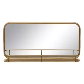 Miroir mural 55,5 x 10,5 x 28,5 cm Doré Métal de BigBuy Home, Miroirs muraux - Réf : S8802459, Prix : 40,52 €, Remise : %