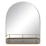 Miroir mural 40 x 12 x 46,5 cm Doré Métal de BigBuy Home, Miroirs muraux - Réf : S8802460, Prix : 52,47 €, Remise : %