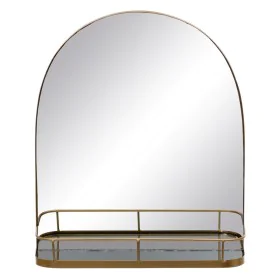 Wall mirror 40 x 12 x 46,5 cm Golden Metal by BigBuy Home, Wall-Mounted Mirrors - Ref: S8802460, Price: 52,47 €, Discount: %