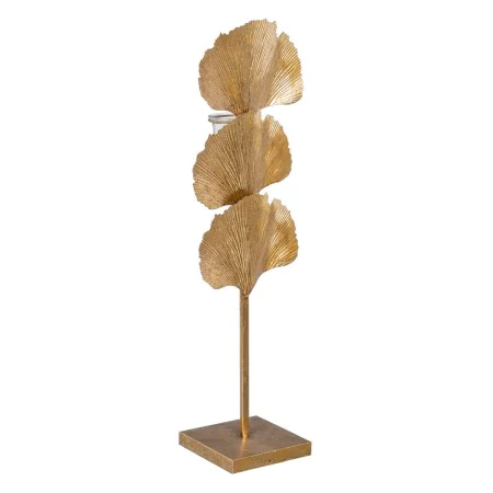 Bougeoir 19 x 14 x 63 cm Verre Doré Métal de BigBuy Home, Bougeoirs et chandeliers - Réf : S8802478, Prix : 36,17 €, Remise : %