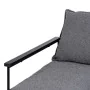 Sillón 69 x 79 x 82 cm Tejido Sintético Gris Metal de BigBuy Home, Sillas - Ref: S8802492, Precio: 265,38 €, Descuento: %