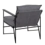 Armchair 69 x 79 x 82 cm Synthetic Fabric Grey Metal by BigBuy Home, Chairs - Ref: S8802492, Price: 265,38 €, Discount: %