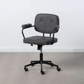 Office Chair 56 x 56 x 92 cm Black by BigBuy Office, Sofas and chairs - Ref: S8802497, Price: 163,89 €, Discount: %