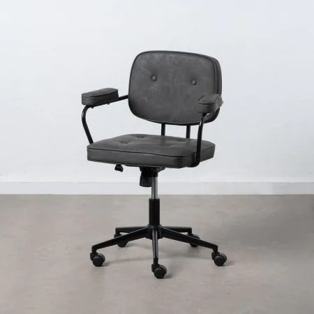 Office Chair 56 x 56 x 92 cm Black by BigBuy Office, Sofas and chairs - Ref: S8802497, Price: 173,08 €, Discount: %