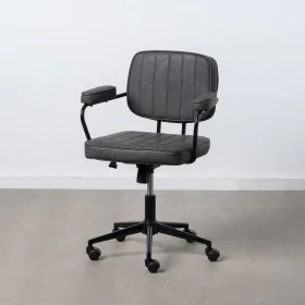 Silla de Oficina 56 x 56 x 92 cm Negro de BigBuy Office, Sillas y sofás - Ref: S8802499, Precio: 163,89 €, Descuento: %