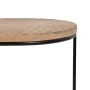 Table d'appoint 60 x 39,5 x 60 cm Naturel Noir Métal Bois (2 Unités) de BigBuy Home, Tables - Réf : S8802504, Prix : 125,44 €...