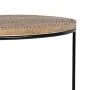 Table d'appoint 60 x 39,5 x 60 cm Naturel Noir Métal Bois (2 Unités) de BigBuy Home, Tables - Réf : S8802504, Prix : 125,44 €...