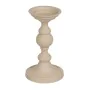 Candleholder Aluminium Cream 15 x 15 x 25 cm by BigBuy Home, Candelabras and candle holders - Ref: S8802508, Price: 25,31 €, ...