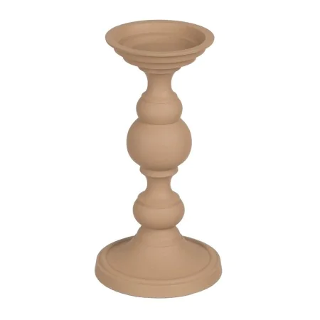 Candleholder 15 x 15 x 28 cm Beige Aluminium by BigBuy Home, Candelabras and candle holders - Ref: S8802509, Price: 31,45 €, ...