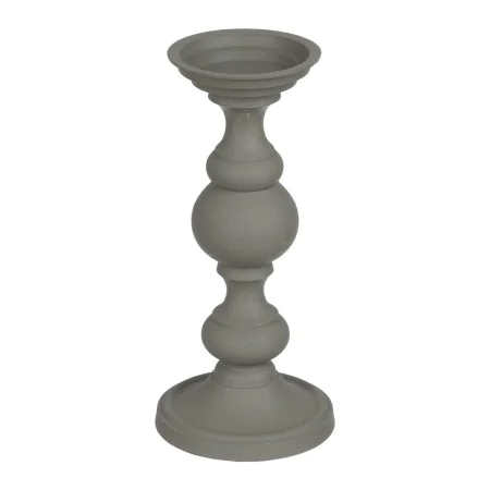 Candleholder Aluminium Green 15 x 15 x 32 cm by BigBuy Home, Candelabras and candle holders - Ref: S8802510, Price: 34,28 €, ...