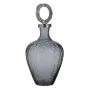 Jarrón Cristal Gris Metal Plata 20 x 20 x 30 cm de BigBuy Home, Jarrones - Ref: S8802534, Precio: 37,68 €, Descuento: %