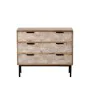 Cómoda 100 x 40,5 x 85 cm Natural Metal Madeira Branco de BigBuy Home, Cómodas e camiseiros - Ref: S8802550, Preço: 385,86 €,...