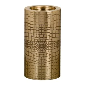 Candleholder Golden Metal 12 x 12 x 23 cm by BigBuy Home, Candelabras and candle holders - Ref: S8802553, Price: 23,43 €, Dis...