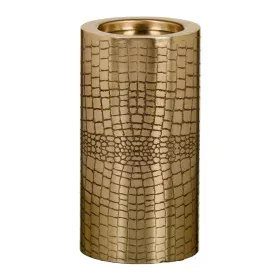 Candleholder Golden Metal 12 x 12 x 23 cm by BigBuy Home, Candelabras and candle holders - Ref: S8802553, Price: 23,43 €, Dis...