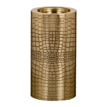 Castiçais Dourado Metal 12 x 12 x 23 cm de BigBuy Home, Candelabros e suportes para velas - Ref: S8802553, Preço: 22,49 €, De...