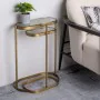 Mesa de apoio 41 x 16,5 x 57 cm Dourado de BigBuy Home, Jogos de móveis - Ref: S8802556, Preço: 99,40 €, Desconto: %