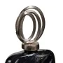 Vase 23 x 13 x 41 cm Crystal Black Metal Silver by BigBuy Home, Vases - Ref: S8802575, Price: 49,92 €, Discount: %