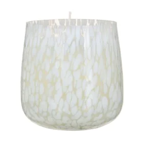 Candleholder Crystal White 10 x 10 x 10 cm by BigBuy Home, Candelabras and candle holders - Ref: S8802576, Price: 18,98 €, Di...