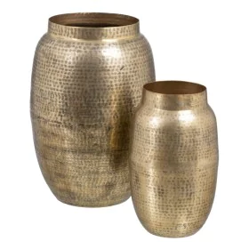 Vase 46 x 46 x 64 cm Gold Aluminium (2 Stück) von BigBuy Home, Vasen - Ref: S8802584, Preis: 185,66 €, Rabatt: %