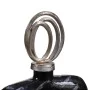 Vase 28 x 14 x 48 cm Crystal Black Metal Silver by BigBuy Home, Vases - Ref: S8802586, Price: 65,51 €, Discount: %