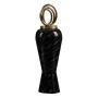 Vase 18 x 18 x 58 cm Crystal Black Golden Metal by BigBuy Home, Vases - Ref: S8802592, Price: 47,32 €, Discount: %