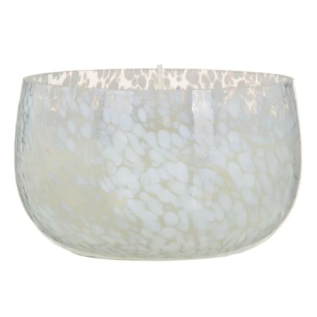 Portavelas Cristal Blanco 13 x 13 x 8 cm de BigBuy Home, Candelabros y portavelas - Ref: S8802596, Precio: 26,37 €, Descuento: %