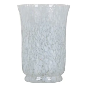 Jarrón Cristal Blanco 15 x 15 x 22 cm de BigBuy Home, Jarrones - Ref: S8802597, Precio: 30,31 €, Descuento: %