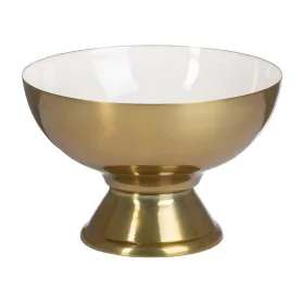 Centro de mesa Branco Dourado 25 x 25 x 16,5 cm de BigBuy Home, Adornos - Ref: S8802611, Preço: 30,31 €, Desconto: %