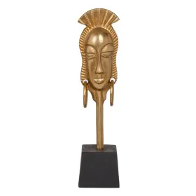 Figurine Décorative 11 x 10,5 x 46 cm Noir Doré Africaine de BigBuy Home, Objets de décoration - Réf : S8802617, Prix : 35,31...