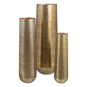 Set of 3 Vases Golden Aluminium by BigBuy Home, Vases - Ref: S8802622, Price: 361,94 €, Discount: %