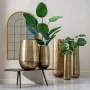 Conjunto de 3 Vasos Dourado Alumínio de BigBuy Home, Jarrões - Ref: S8802622, Preço: 386,55 €, Desconto: %