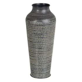 Vase 20 x 20 x 49,5 cm Schwarz Aluminium von BigBuy Home, Vasen - Ref: S8802628, Preis: 41,75 €, Rabatt: %