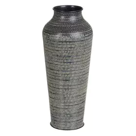 Vase 20 x 20 x 49,5 cm Noir Aluminium de BigBuy Home, Vases - Réf : S8802628, Prix : 42,08 €, Remise : %